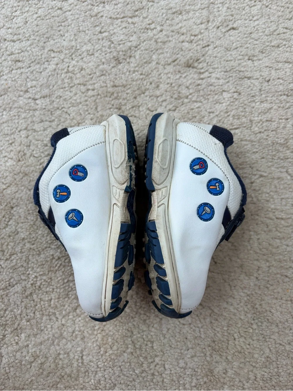 Vintage Y2K Bob The Builder Toddler Size 7 Kids Character Zip Sneakers Shoe 2002